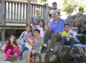 Visiting with some of the awesome students at Taipei American School.